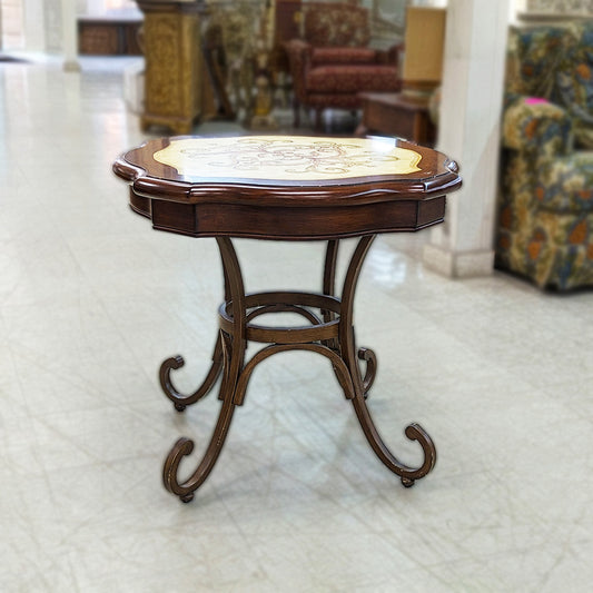 Faux Painted Accent Table