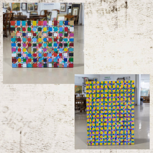 Colorful Squares Abstract Art (Sold Separately) - Habroc - Online ReStore