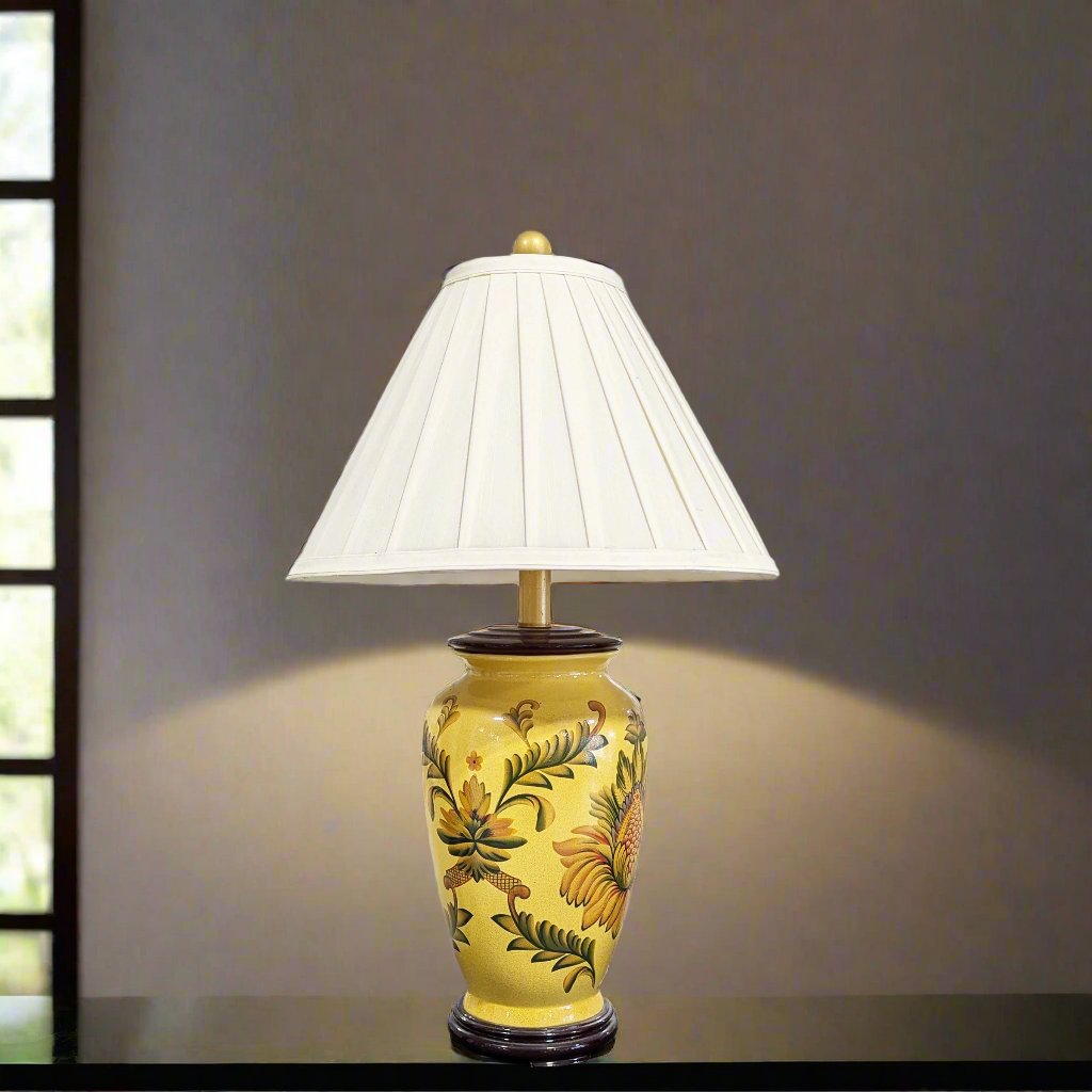 Asian Style Ceramic Table Lamp 