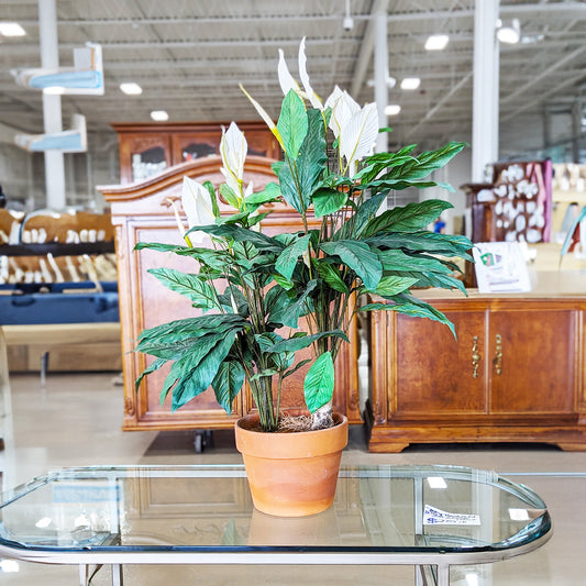 Artificial Silk Peace Lily Plant - Habroc - Online ReStore