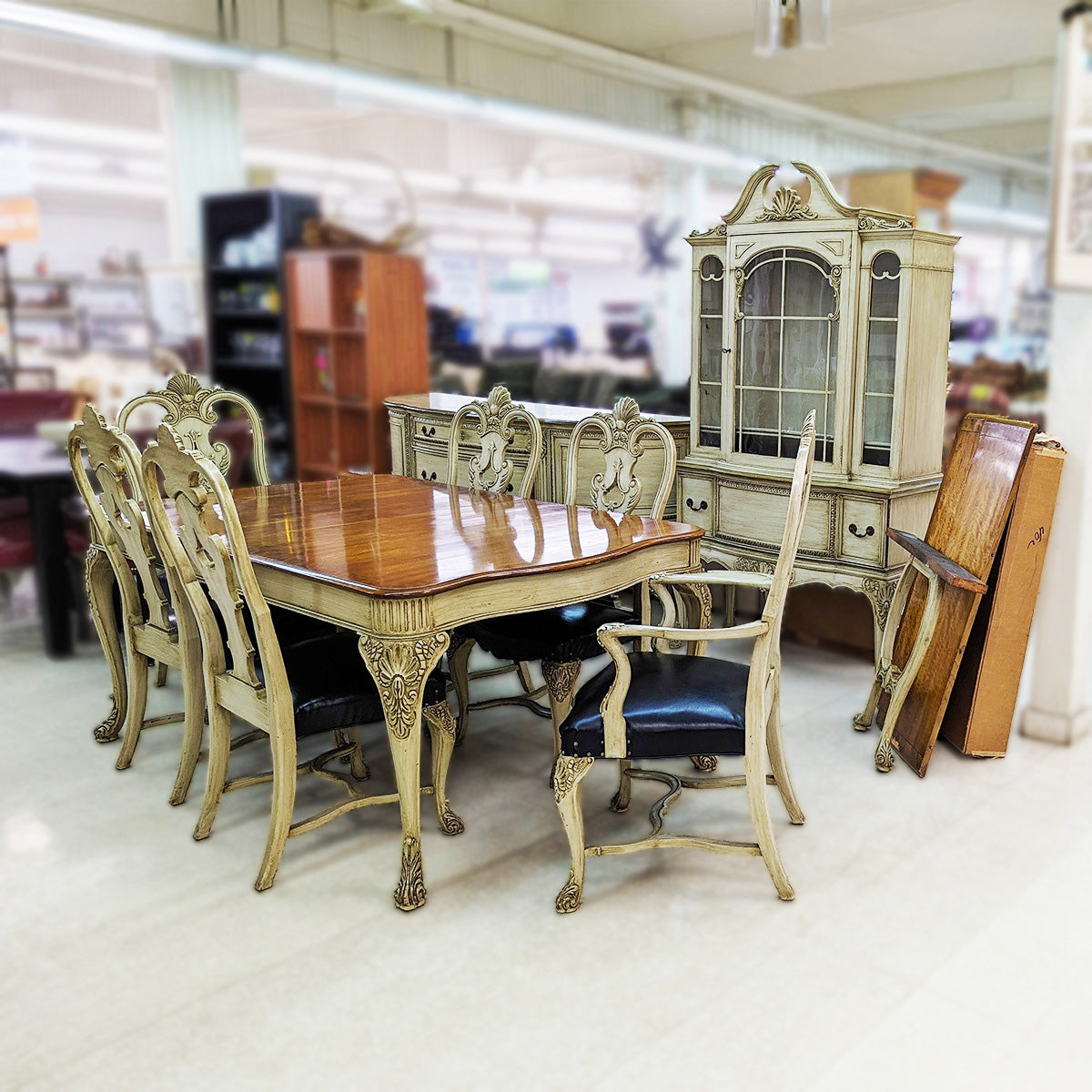SET French Provincial Dining Room Furniture