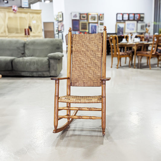 Hand Made Oak Rocking Chair - Habroc - Online ReStore