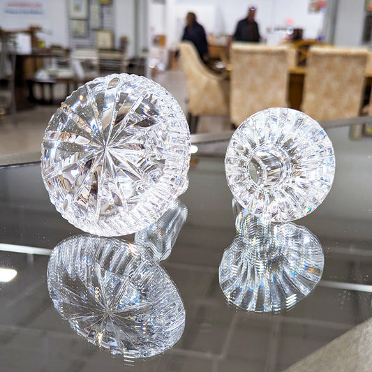 PAIR Waterford Crystal Bottle Stoppers (Sold Separately)