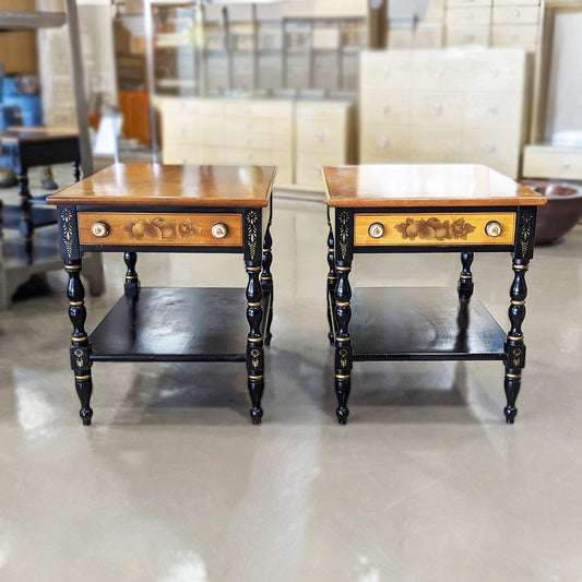 SET 2 Hitchcock Chair Co. End Tables