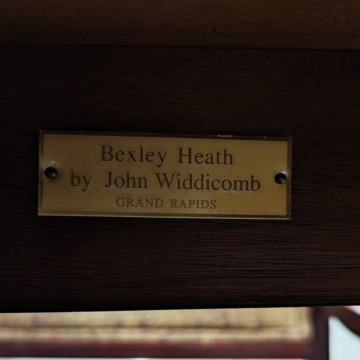 Vintage Bexley Heath by John Widdicomb Dining Table + 8 Kindel Dining Chairs - Habroc - Online ReStore